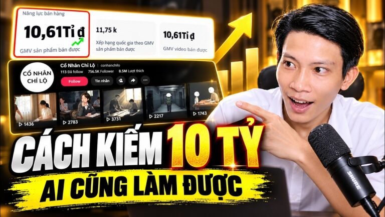 Cách Kiếm 10 Tỷ Bằng Kênh Đạo Lý: Giải Mã Mô Hình Triệu Traffic & Phễu Chuyển Đổi Số
